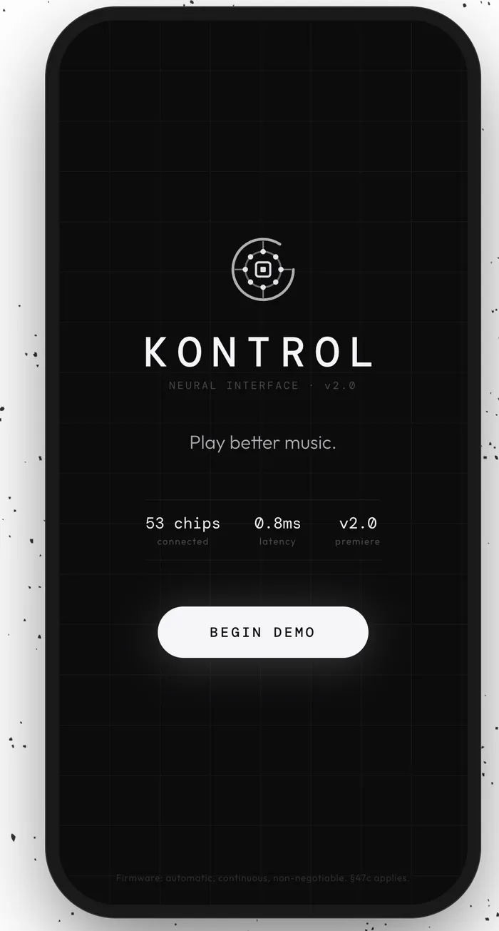 KONTROL neural interface